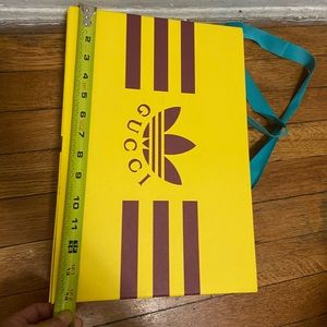 Gucci addidas empty box and shopping bag